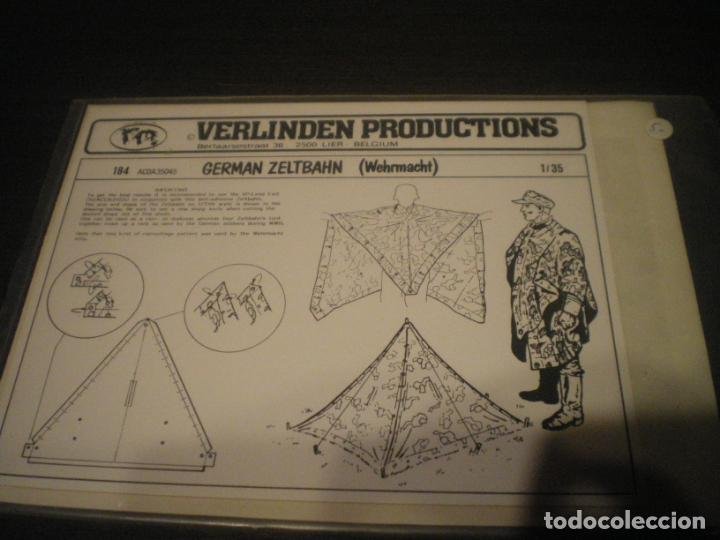 SS-pattern Verlinden Production DECAL 1/35  German Zeltbhan 